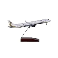 maquettes d'avion déco modèles d'avion en plastique abs a321neo - airlines, Échelle 1:200, avec trains d'atterrissage, jouet