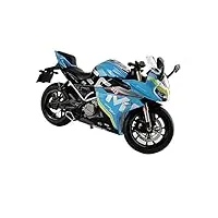 pour cfmoto 250sr 1:12 Échelle alliage scooter sport vélo poupée jouets pour enfants moto véhicule course modèle réplique garçon cadeau modèles de motos (color : blue, size : 1)
