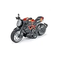 pour agusta 1:12 Échelle alliage scooter sport vélo moulé sous pression jouets pour enfants en plein air moto véhicule course modèle réplique cadeau pour garçons modèles de motos (color : orange, si