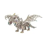ylggdm puzzle 3d en métal, plus de 2900 kits de modèles de dragon mécanique, casse-tête en métal, jouets pour enfants et adultes, décoration créative et tendance