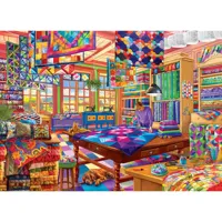 puzzle 1000 piã¨ces : l'atelier quilt