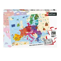 puzzle 250 piã¨ces  : carte d'europe