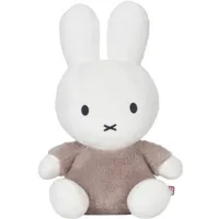 peluche miffy fluffy taupe (35 cm)