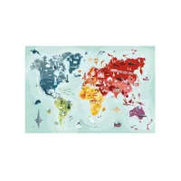 puzzle 260 pièces : carte du monde mypuzzle monde