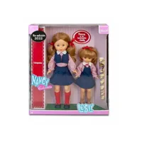 poupées famosa nancy & leslie (43 cm)