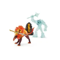 schleich - figurine combat pour la super arme – le monstre des glaces contre sch4055744021015