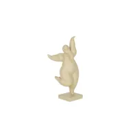 figurine delphine poly beige