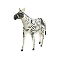 hansa peluche geante zebre jacquard 160 cm h 6534