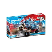 playmobil - 70550 - stuntshow monster truck de cascade requin