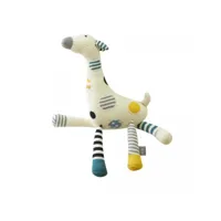 peluche en coton maille tricot - doudou girafe plch-uk-girafe