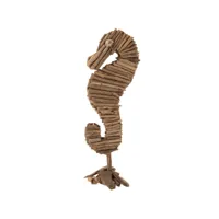figurine hippocampe en bois flotté