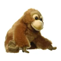 peluche orang-outan de 12 cm marron