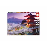 puzzle 2000 pièces : mont fuji, japon edu8412668167759