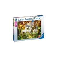 puzzle 1000 p - licornes dans la foret rav615992