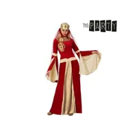 déguisement pour adultes dame médiévale rouge
