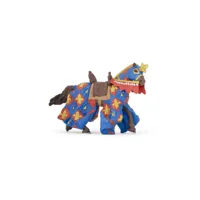 figurine cheval bleu fleur de lys pap3465000397876