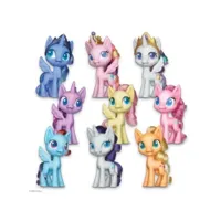 my little pony – coffret de 9 figurines poneys de 12,5 cm - grande collection de l'amitié has5010993706921