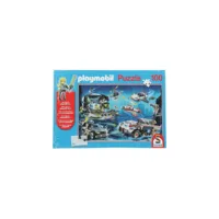 schmidt spiele puzzle playmobil top agents - 100 pieces sch4001504562724