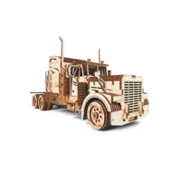 maquette en bois 3d - camion poids-lourd 38 cm 8412086