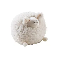 peluche aubry gaspard - mouton en laine blanc shaggy moyen modèle
