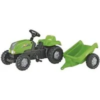 véhicule à pédale rolly toys tracteur escalier rollykid-x junior vert