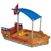 autre jeu de plein air kidkraft pirate sandboat - bac à sable - 22.7 kg