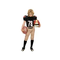 déguisement enfant widmann deguisement footballeur americain enfant - noir - 128 cm