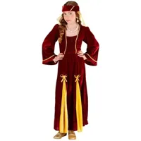 déguisement enfant widmann déguisement princesse médiévale - 8/11 ans