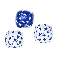autre jeu de plein air eureka acrobat balles de jonglerie 80 grammes bleu/blanc 3 parties