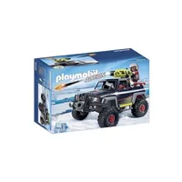 playmobil playmobil action 9059 véhicule tout terrain avec pirates des glaces