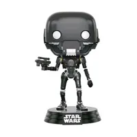 figurine de collection just for games figurine funko pop! n°179 - star wars rogue one - k-2so avec blaster