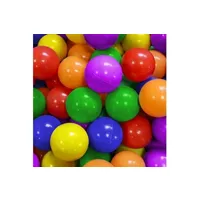 sac de 100 balles de jeu ou de piscine 5,5 cm - multicolore -