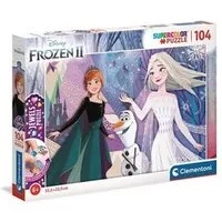 puzzle clementoni - puzzle la reine des neiges 2 -104 pièces