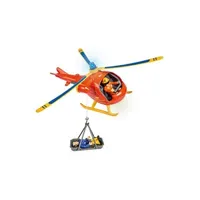figurine de collection simba toys 109251077 - sam le pompier hélicoptère wallaby avec figurine