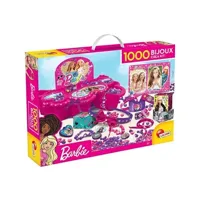 poupée lisciani kit de perles barbie 1000 bijoux - giochi multicolore
