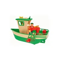 figurine de collection simba figurine- toys 109251074 - sam le pompier bateau de pêche de charlie avec figurine