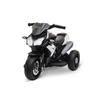 véhicule électrique pour enfant homcom moto électrique pour enfants 3 roues 6 v 3 km/h effets lumineux et sonores noir