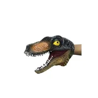 accessoire de déguisement generique marionnettes à main animaux dinosaure caoutchouc gants de jeu pour enfant - deinonychus 14*19cm