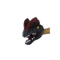 accessoire de déguisement generique marionnettes à main animaux dinosaure caoutchouc gants de jeu pour enfant - dilophosaurus 16*16cm