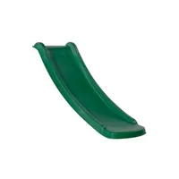 autre jeu de plein air kbt - glissière de toboggan avec vague en pehd toba 120cm vert foncé