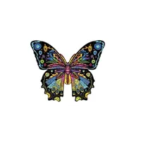 puzzle generique puzzle en bois 200 pièces papillon pour adultes et enfants _ multicolore
