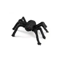 animal en peluche generique peluche araignée noir 50cm décoration d'halloween