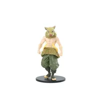 figurine de collection generique figurine demon slayer hashibira inosuke 17 cm avec tapis de souris demon slayer