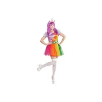 déguisement adulte widmann déguisement robe licorne flashy femme - s - multicolore - 07561