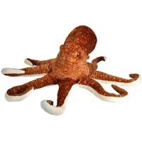 animal en peluche wild republic peluche pieuvre cuddlekins de 76 cm marron blanc