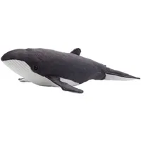 animal en peluche wwf peluche baleine à bosse de 33 cm gris blanc