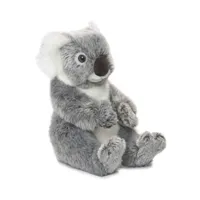 animal en peluche wwf peluche koala de 15 cm gris