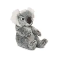 animal en peluche wwf peluche koala de 22 cm gris