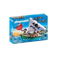 figurine de collection playmobil 70151 bateau pirate multicolore - version allemande