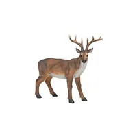 figurine de collection generique design toscano grand rack cerf mâle statue d'animal pour décoration de jardin, 71 cm, polyrésine, palette complète de couleur
